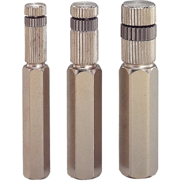 Prosource T1503L Internal Pipe Wrench Set, 6.2 in L, Steel, Chrome